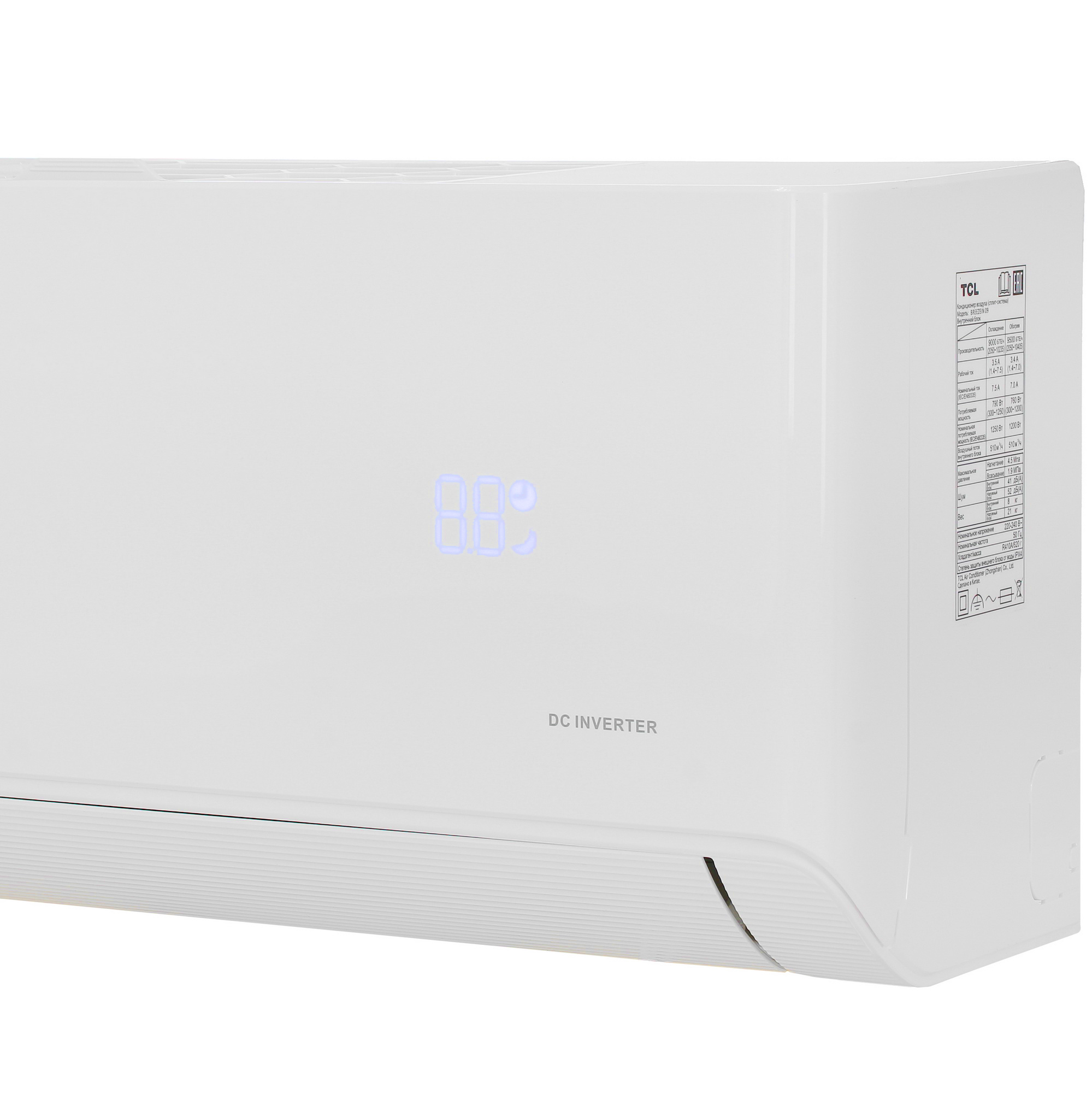 5433265 Кондиционер настенный сплит-система TCL BREEZEIN 09 белый STDN-0098036 - Вид №4