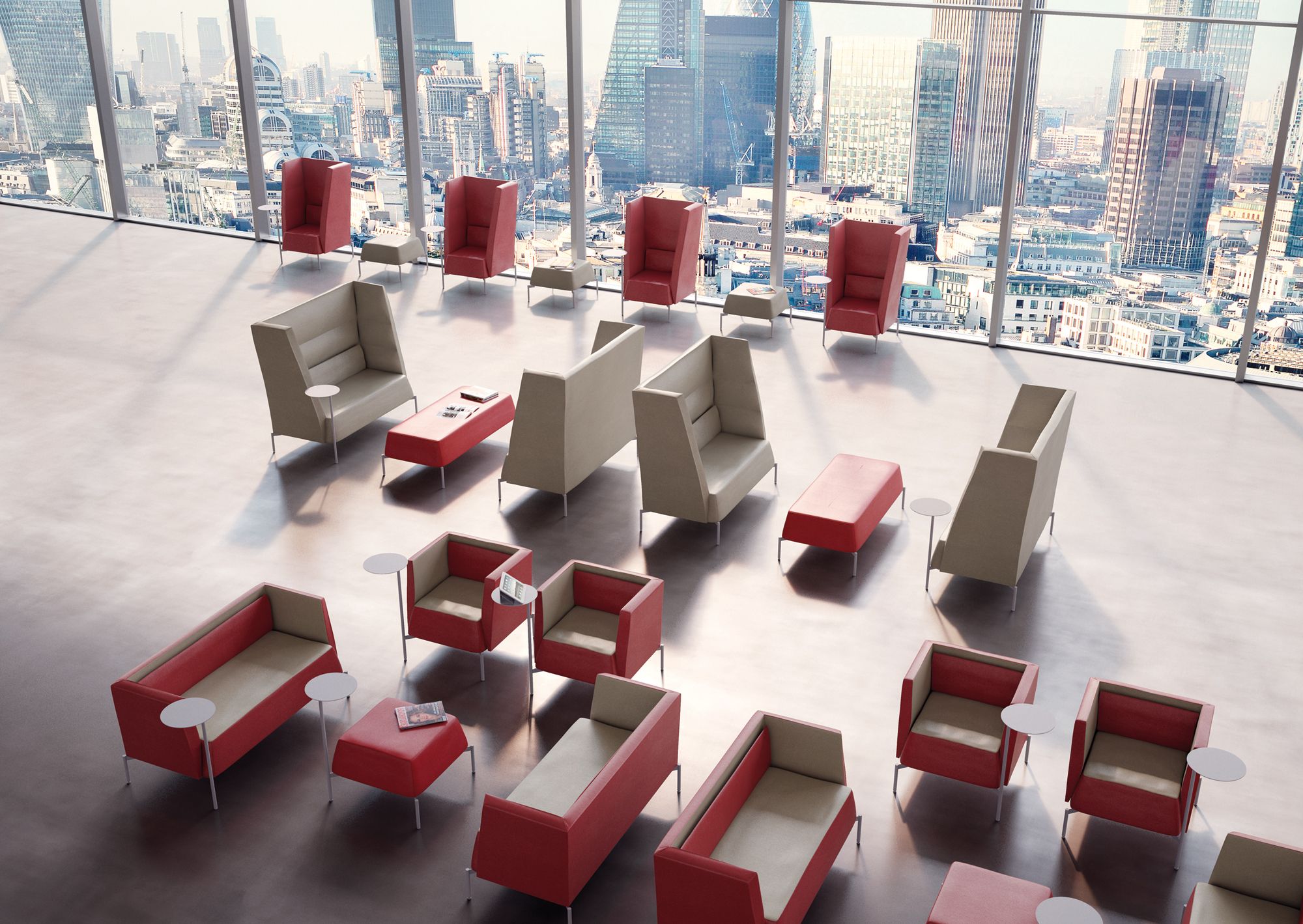 Пуф / журнальный столик из ткани Kastel кендо ARCH-00045051 - Вид №2