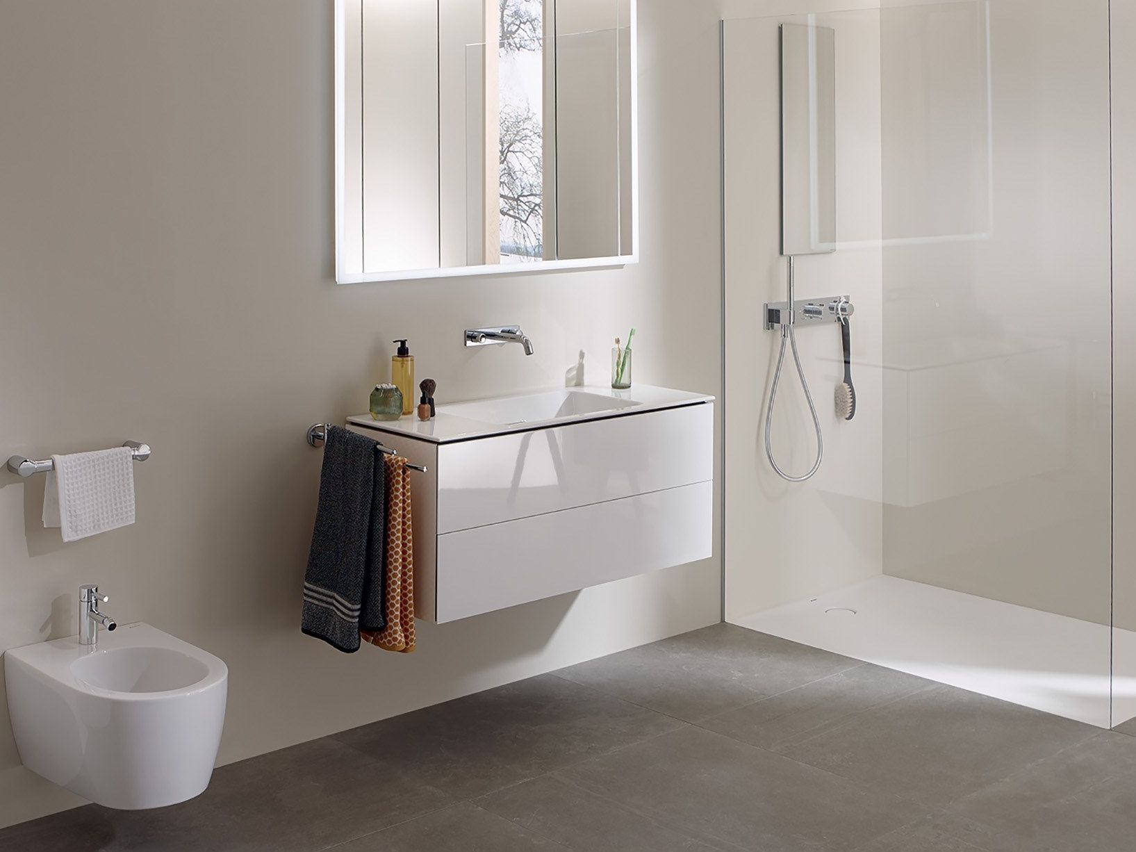 Подвесной умывальник с ящиками Geberit One ARCH-00151865