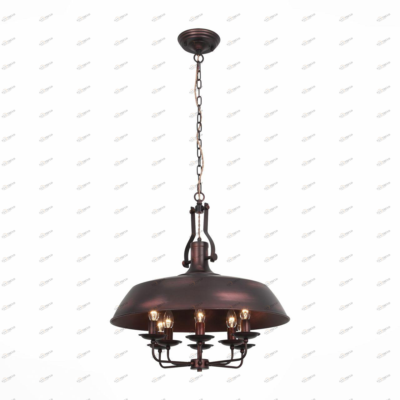 Подвесная люстра ST Luce Rarita SL269.403.08 ST LUCE ДИЗАЙНЕРСКИЕ, RARITA 108517 Коричневый 