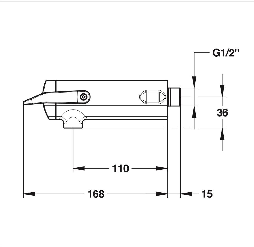 Настенный порционный кран Presto NEO DUO S 64708 64708.0 - Вид №1