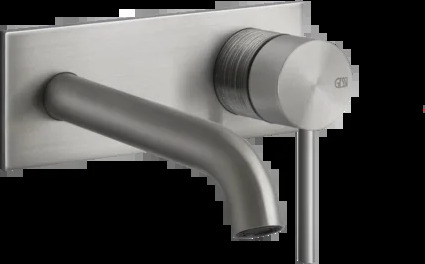 Смеситель для умывальника 54384 239 Gessi Gessi316 ПОЧИЩЕННАЯ ЩЕТКОЙ СТАЛЬ