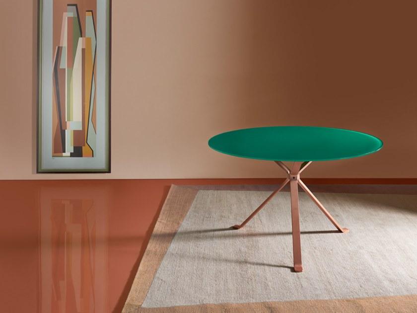 Manerba Круглый стеклянный стол Reflection F22 / fm22 / fm23 - Вид №3