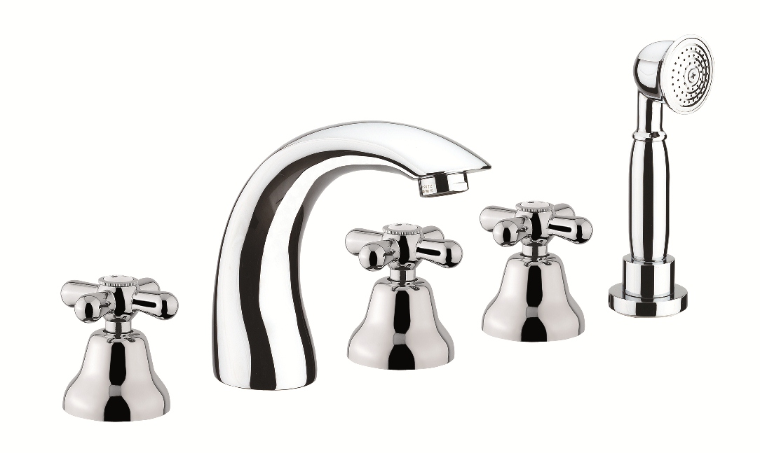 AM730401015 Смеситель на борт ванны , хром Webert Armony