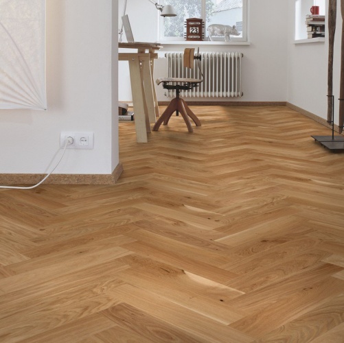 Паркет Ёлка Meister PS 400 Stab 8047 Лайвли Дуб Натур с брашью (Текстурированная) 500х100 мм 2300200052 - Вид №4