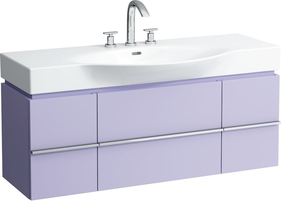 H4013020755481 Шкафчик под раковину, для раковин 811704, 812704, 2 выдвижных ящика с 2 дверцами, 2 стеклянные полки LAUFEN PRO - Вид №29