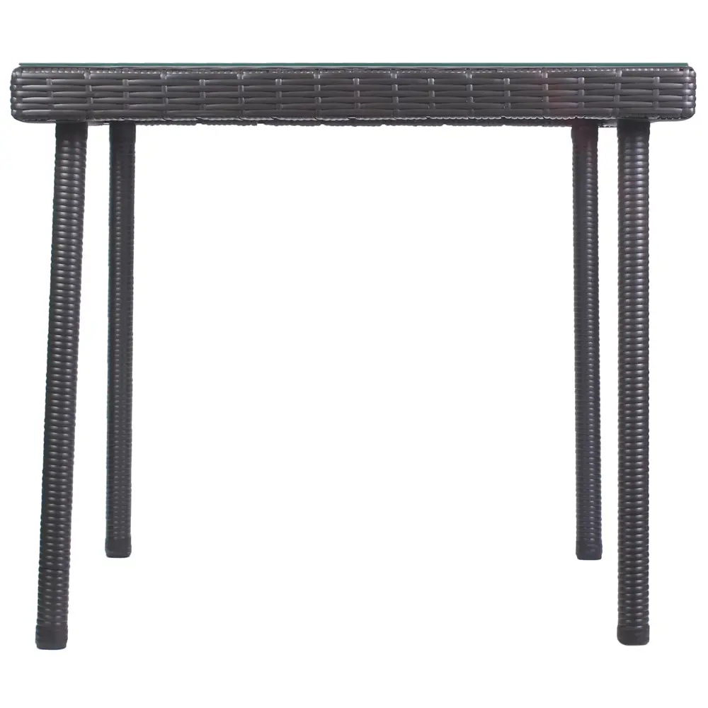 Стол садовый обеденный Орфей 76х90 см стекло/сталь серый GREENGARD STLM-2102780 - Вид №1