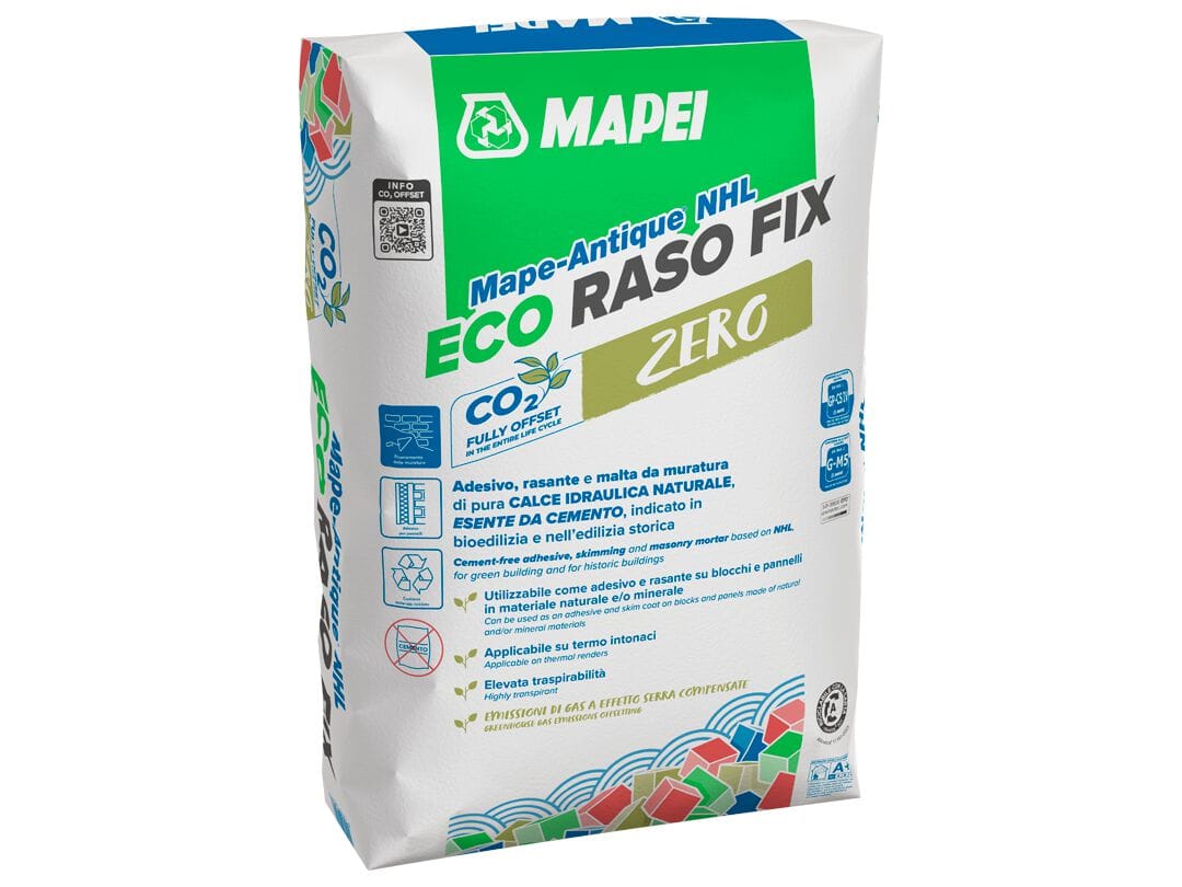 Клей, бритье и кладочный раствор на основе чистой гидравлической извести MAPEI Бритье осушающих, дышащих и структурных штукатурок ARCH-00053597 - Вид №1