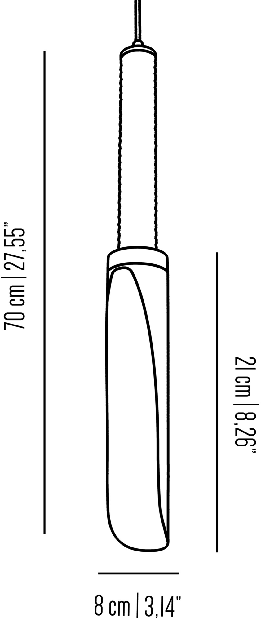 Il Bronzetto Подвесной светильник из латуни Blossom Ant_04 - Вид №14