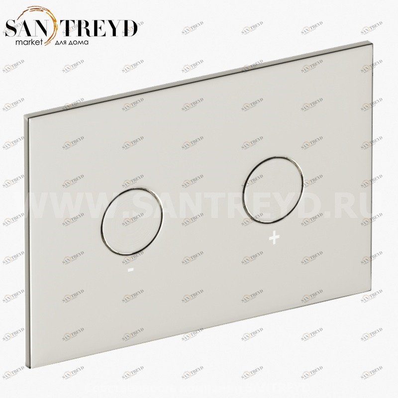 752894 Кнопка двойного слива BLINK, цвет Никель Kerasan ACCESSORIES Италия