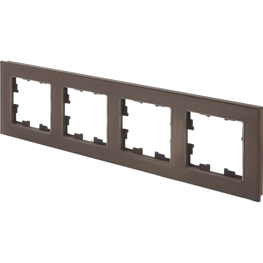 Рамка для розеток IEK Brite 4 поста бронза STLM-1105754 87761301 - Вид №2