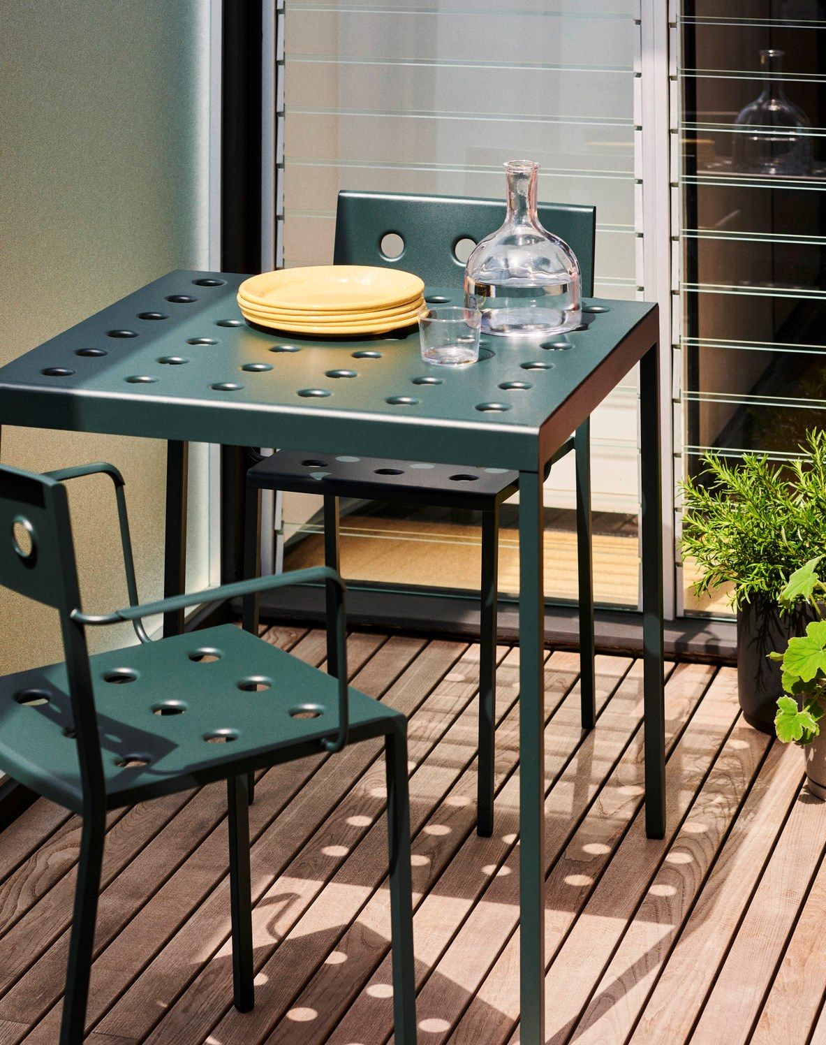 Стальной стул с порошковым покрытием с подлокотниками Hay балкон ARCH-00134702 - Вид №43