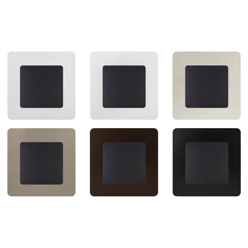 Переключатель Legrand Etika одноклавишный антрацит для скрытого монтажа 17357014 STLM-0008034 - Вид №1