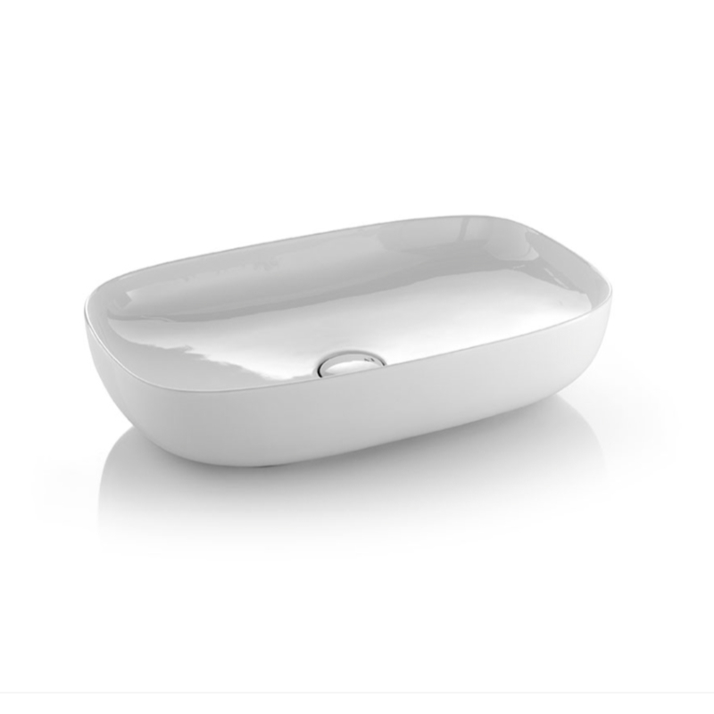 L681T0R0V0.100 Накладная раковина прямоугольная A. e T. Italia VESS Белый глянцевый AeT ITALIA
