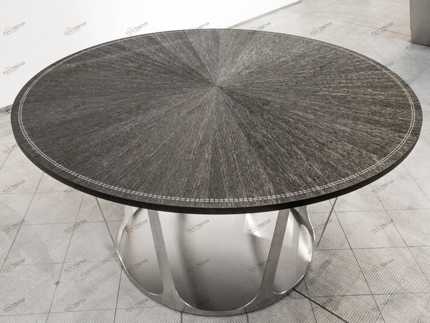 Strato Cucine Круглый кухонный стол из стали и дерева Uniqueness sun-id-1507842