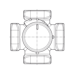 1166 03 00 VRB141Насосные группы » Esbe серии VRB140  - Вид №1