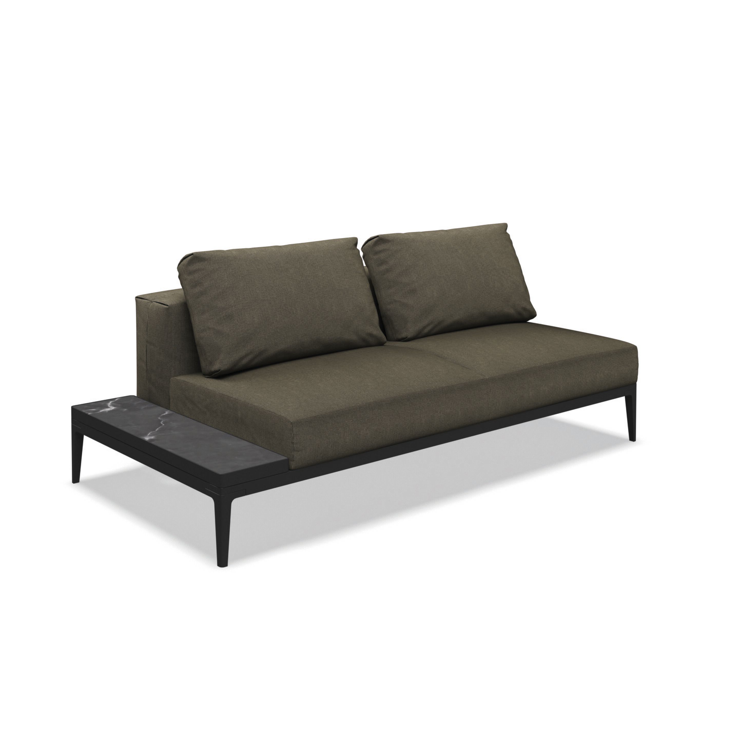 Тканевый угловой модульный садовый диван Gloster сетка ARCH-00114712 - Вид №82