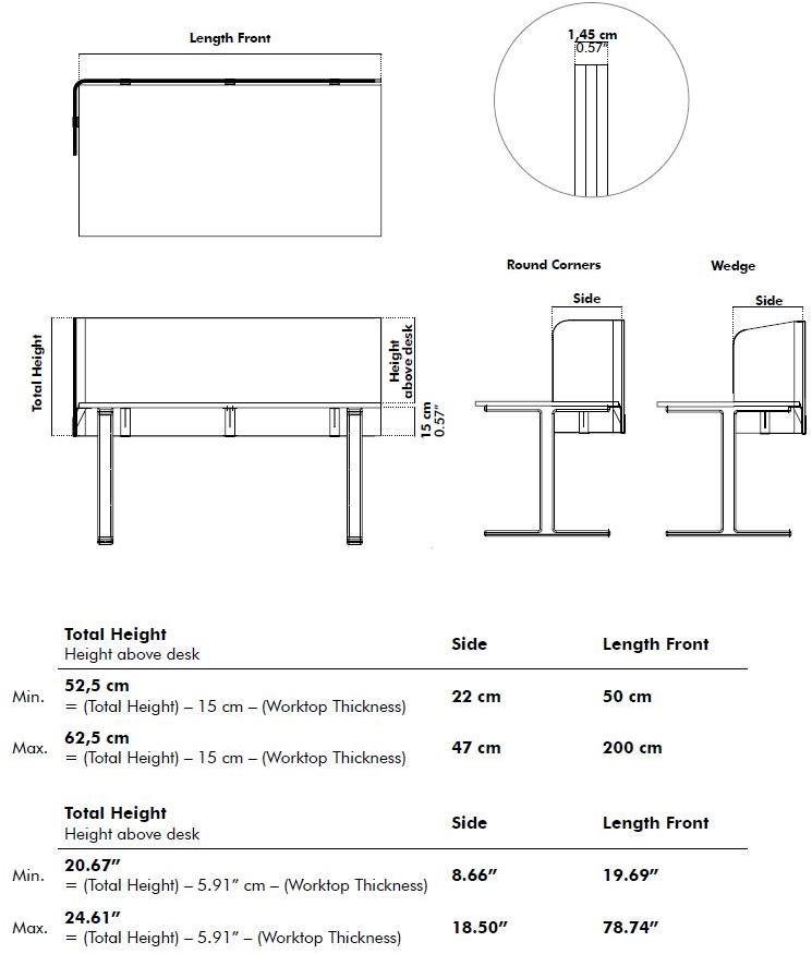 Звукопоглощающая перегородка стола из переработанного домашнего животного Buzzitripl Santreyd sun-id-1475981 - Вид №13