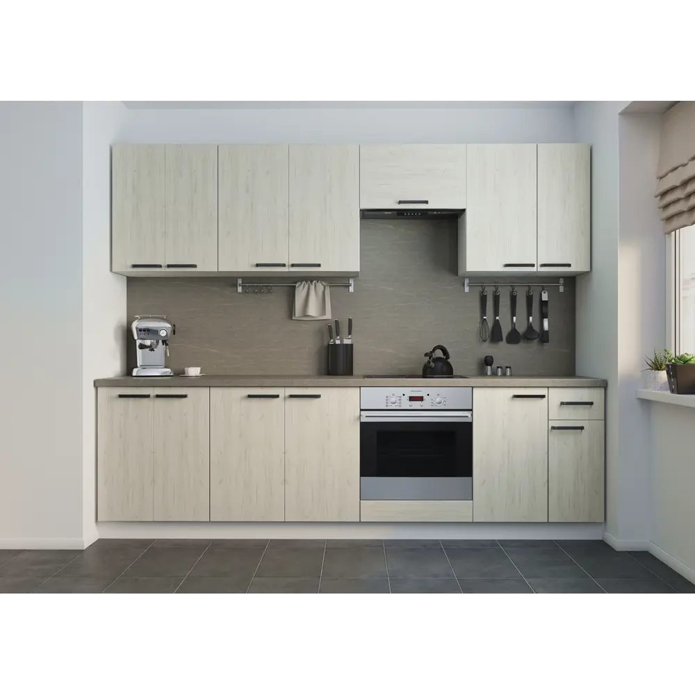 Шкаф напольный Santreyd Дейма для кухни 80x85x60 см светло-бежевый 86720862 STLM-1583921 - Вид №11