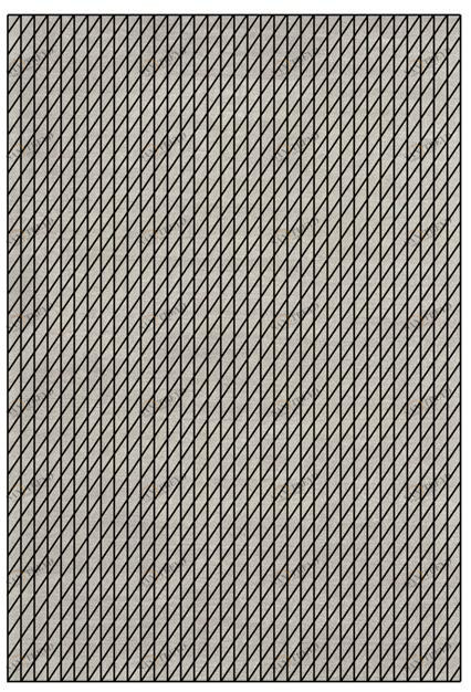 I + I Коврик из шерсти, вискозы и хлопка с геометрическими мотивами  C 105 