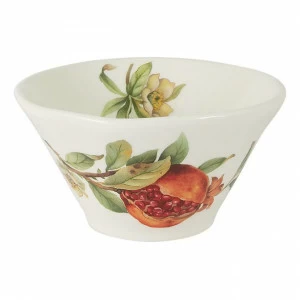 Салатник керамический белый с оранжевым "Гранат" JULIA VYSOTSKAYA ГРАНАТ 00-3946696 Белый;оранжевый