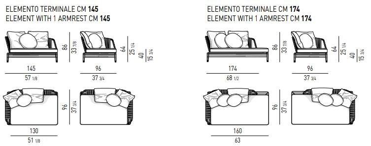 Minotti Дормез Indiana sun-id-1497146 - Вид №7