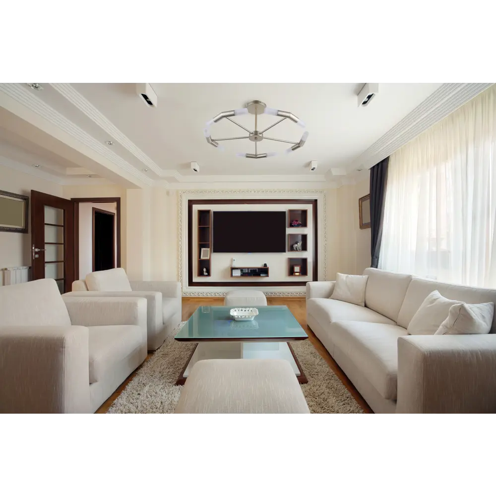 Люстра потолочная «Олимпия», 10 ламп, 14 м², цвет золотой DE CITY STLM-2081714 - Вид №6