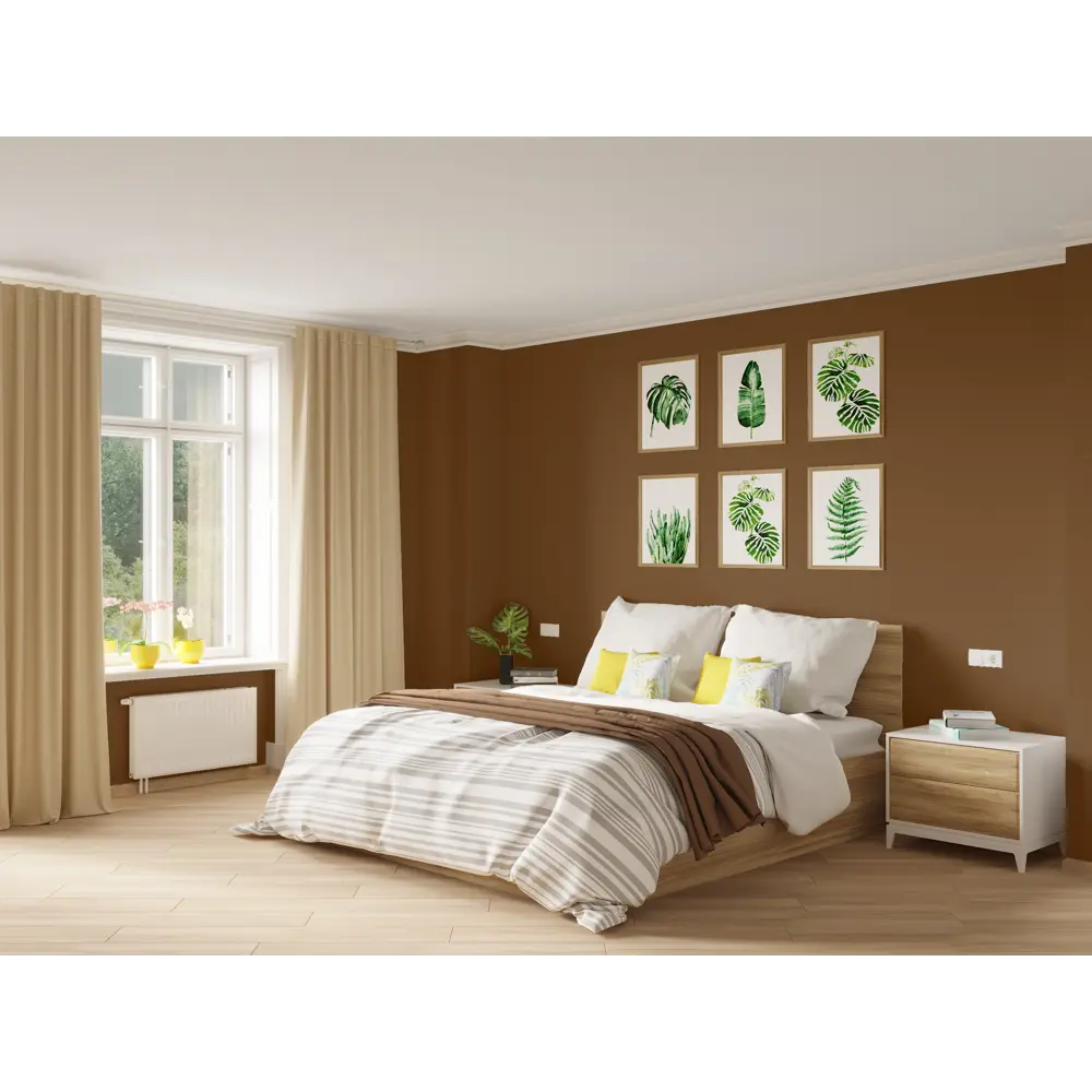 Краска для стен и потолков Trend Farbe цвет Тоффи 1 л Dufa STLM-2179862 - Вид №4