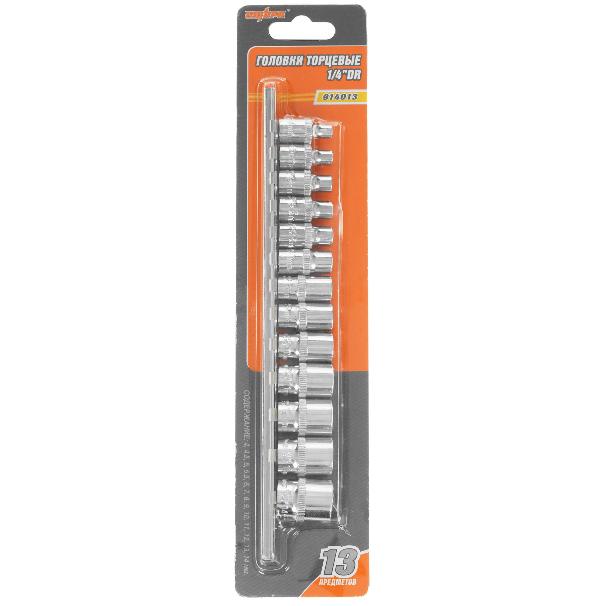Набор торцевых головок Ombra 914013 9103253 STDN-0038552 - Вид №3
