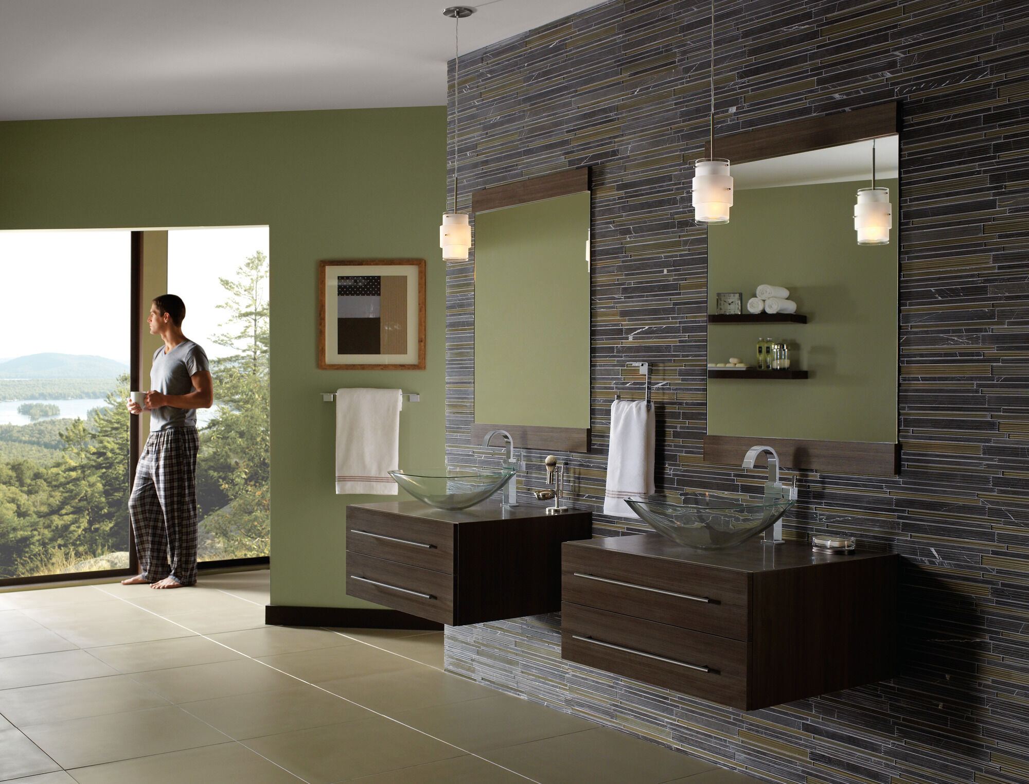 753LF-CZ Смеситель для ванной комнаты с одной ручкой Delta Faucet Vero Шампанское бронза - Вид №2