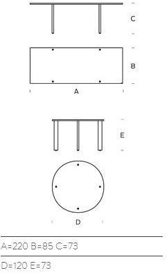 FontanaArte Прямоугольный стол из флоат-стекла Teso sun-id-1503715 - Вид №1