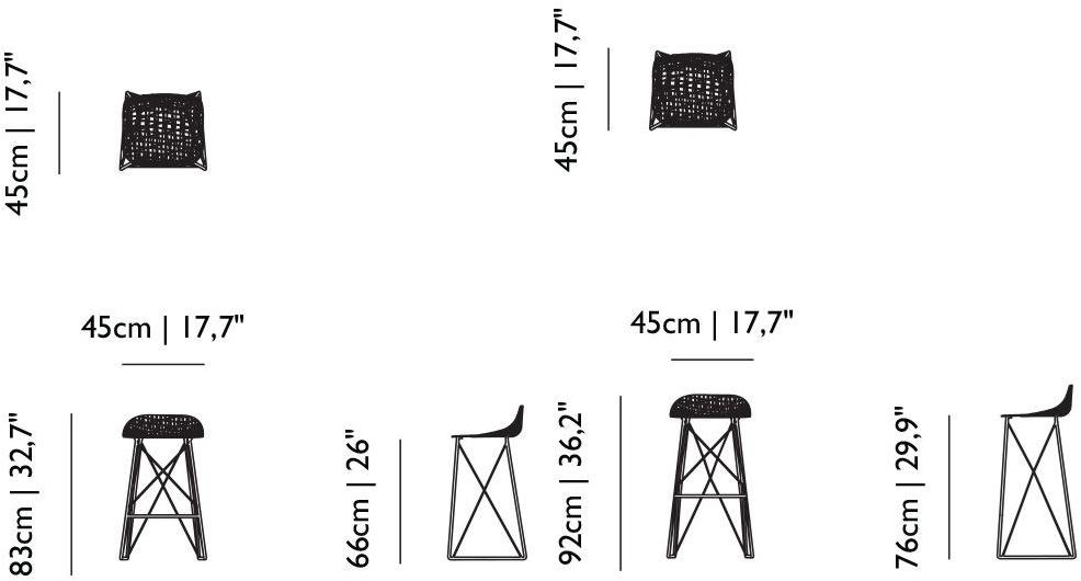 moooi Табурет салазки с подставкой для ног Carbon sun-id-1461141 - Вид №2