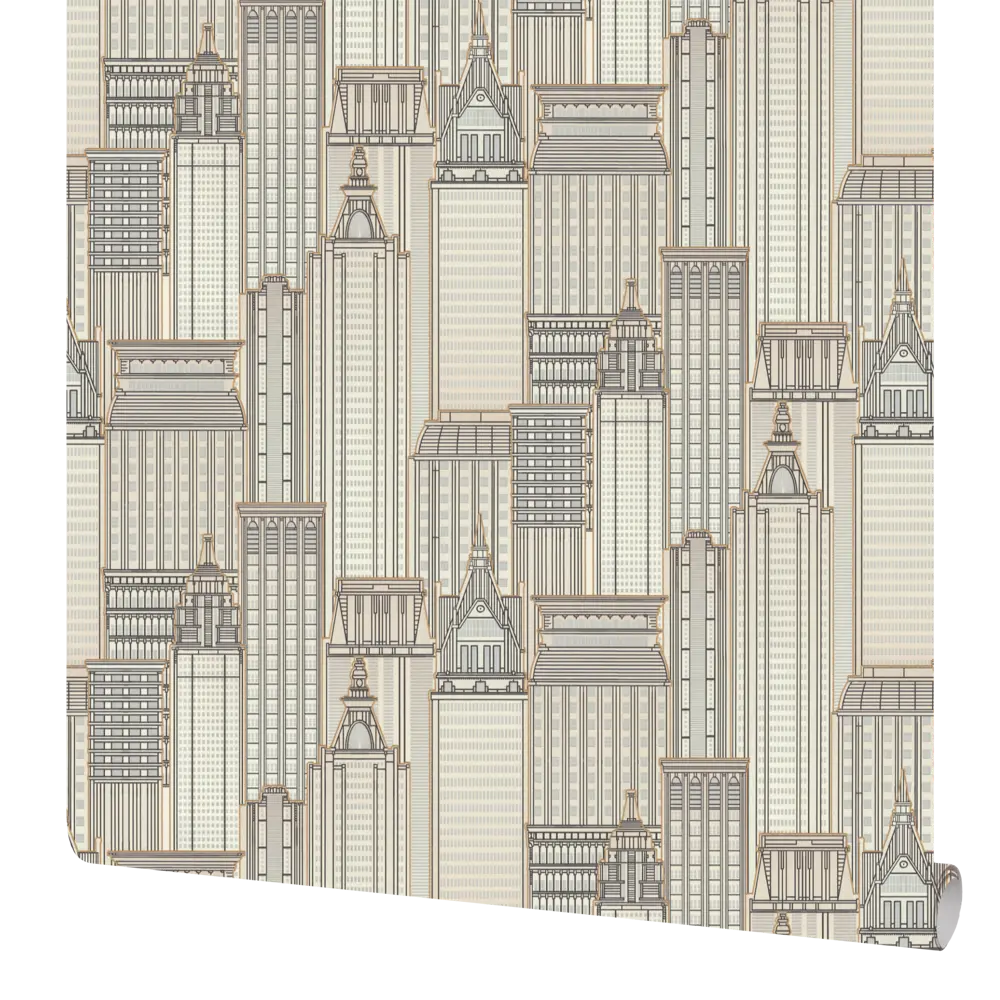 Обои флизелиновые Euro Decor Skyline белые 1.06 м 7117-00 89111888 STLM-2097111