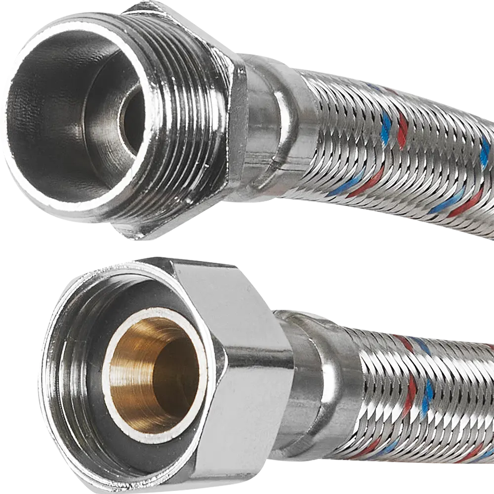 Гибкая подводка для воды Aquabeam 3/4"x3/4" гайка - штуцер 100 см STLM-2092982 - Вид №1