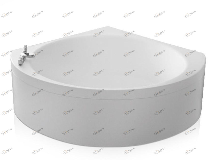 Gruppo Treesse Угловая гидромассажная ванна с хромотерапией Grandi vasche sun-id-1456023