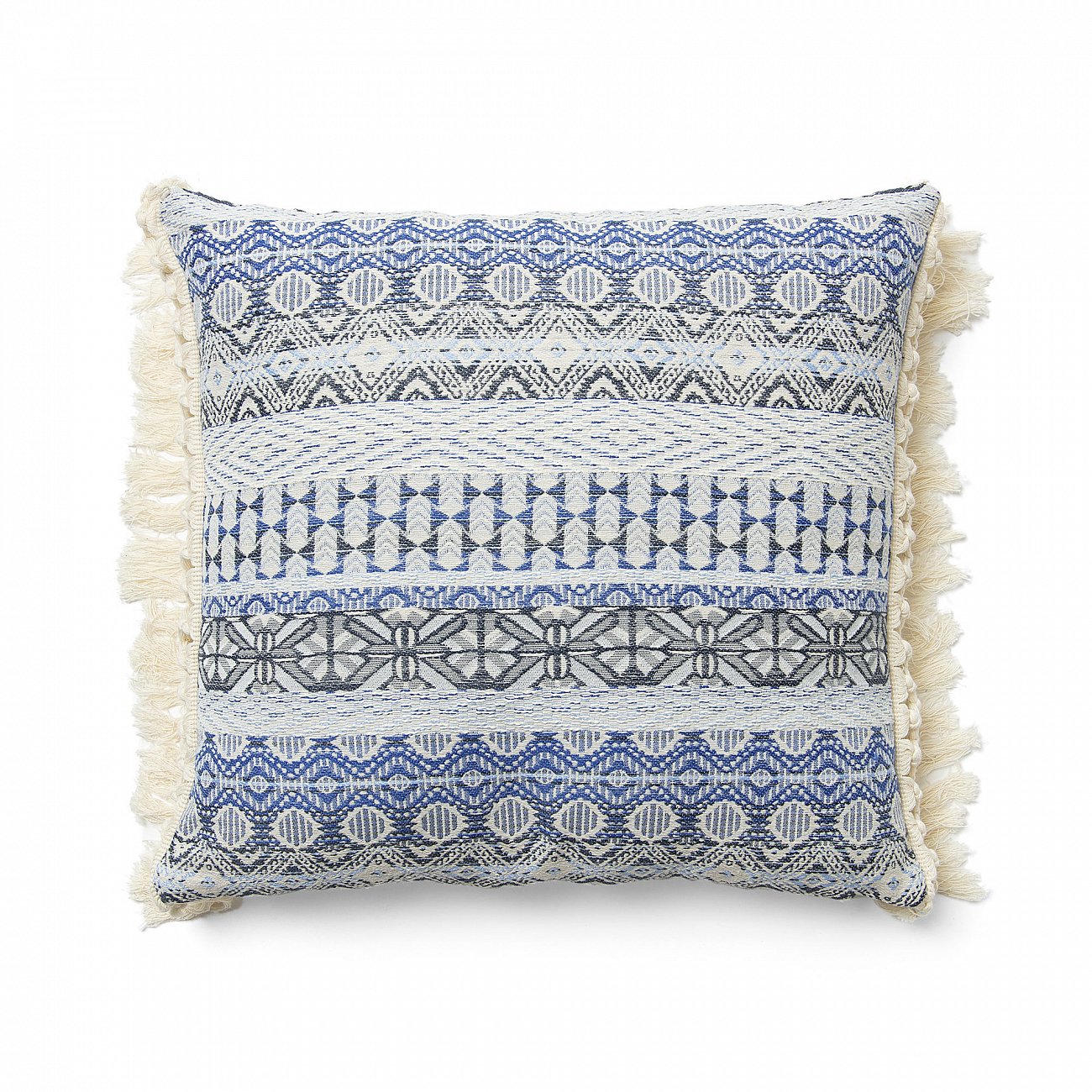 Чехол на подушку Isthar 45x45 синяя AA2449J25 от La Forma LA FORMA ОРНАМЕНТ 298849 Синий  - Вид №2