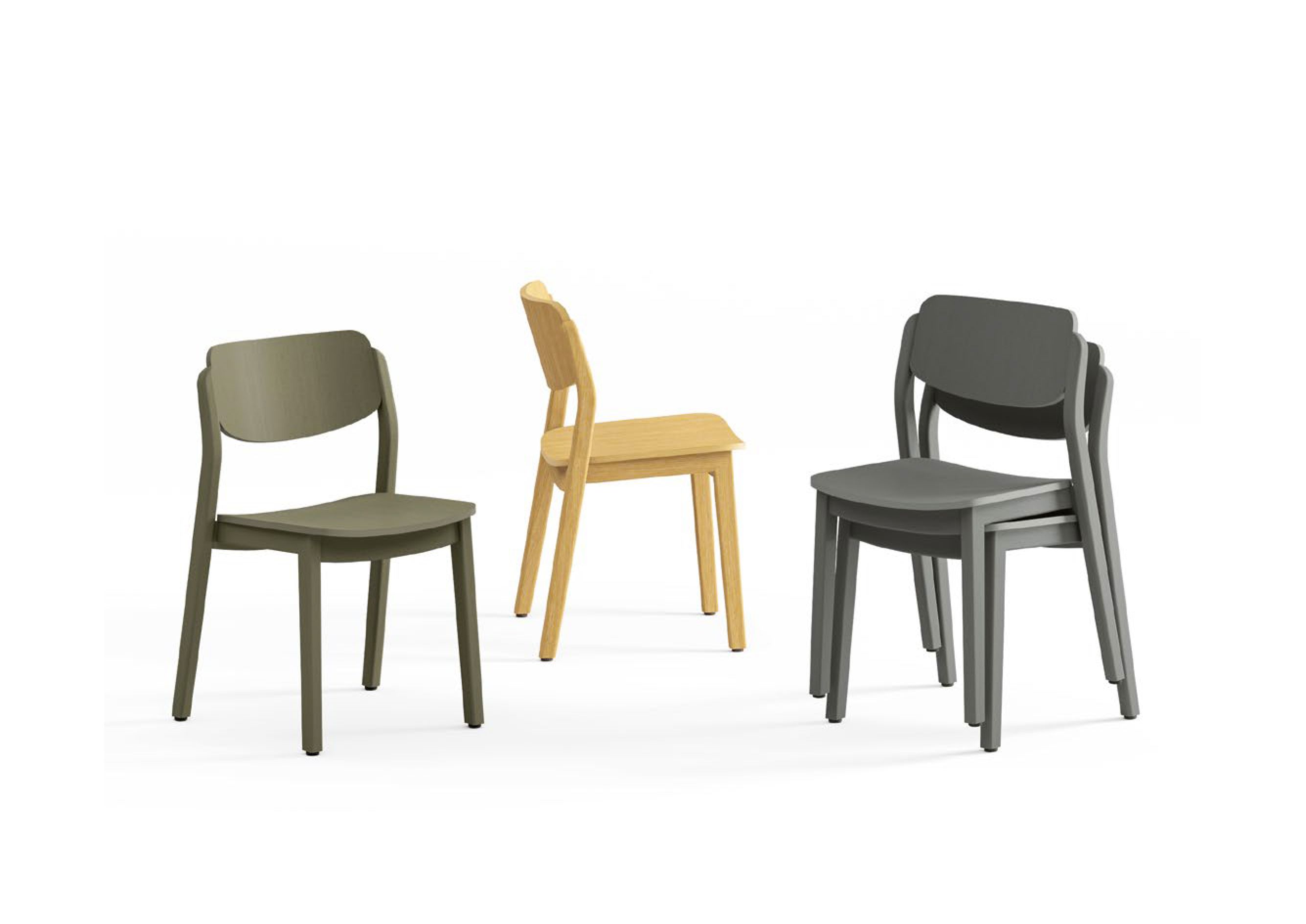 Мягкий штабелируемый стул Crassevig Адена ARCH-00084623 - Вид №2