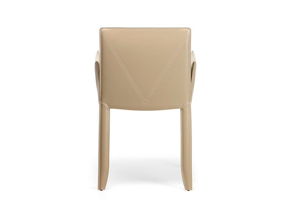 Кожаный стул с подлокотниками Cattelan italia перо ARCH-00150724 - Вид №1