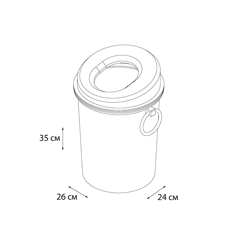 Ведро 8,5л Grampus ВЁДРА GR8387 - Вид №2