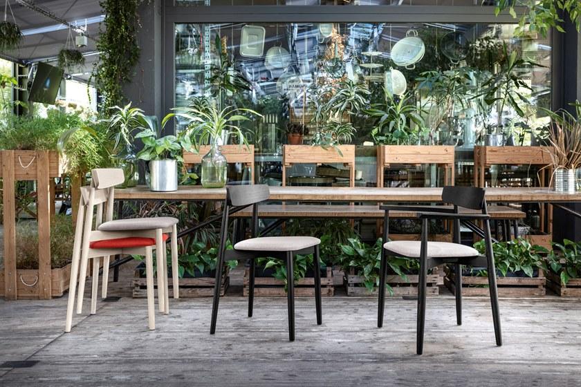 Miniforms Штабелируемый деревянный стул Claretta sun-id-1351277 - Вид №1