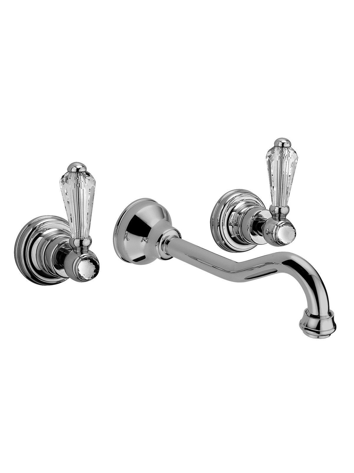 Настенный смеситель для раковины с отдельными розетками без слива Rubinetterie Frattini Lybra M Style ARCH-00082918 - Вид №5