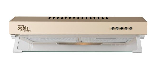 9136712 Вытяжка подвесная Оasis UP-50I бежевый/прозрачный OASIS STDN-0021895 - Вид №4