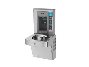 Бесконтактный диспенсер для воды с фонтаном