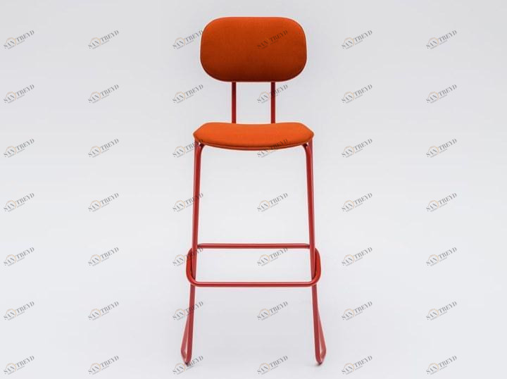 MDD Высокий табурет из саночной ткани с подставкой для ног New school sun-id-1477574