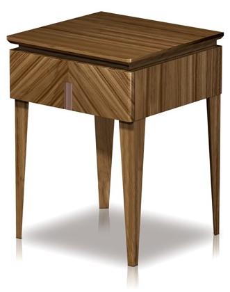 Arte Brotto Прямоугольная тумбочка из орехового дерева с ящиками Leonardo L114n/p - Вид №2