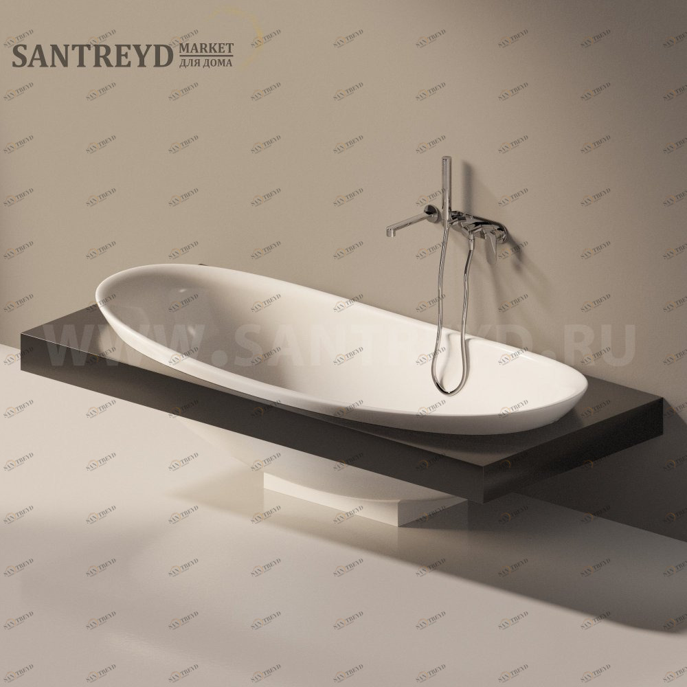 Ванна встроенная IO e SI белая Ceramica Flaminia IOI849016