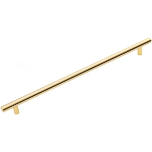 Мебельная ручка-рейлинг золото глянцевое 288 мм