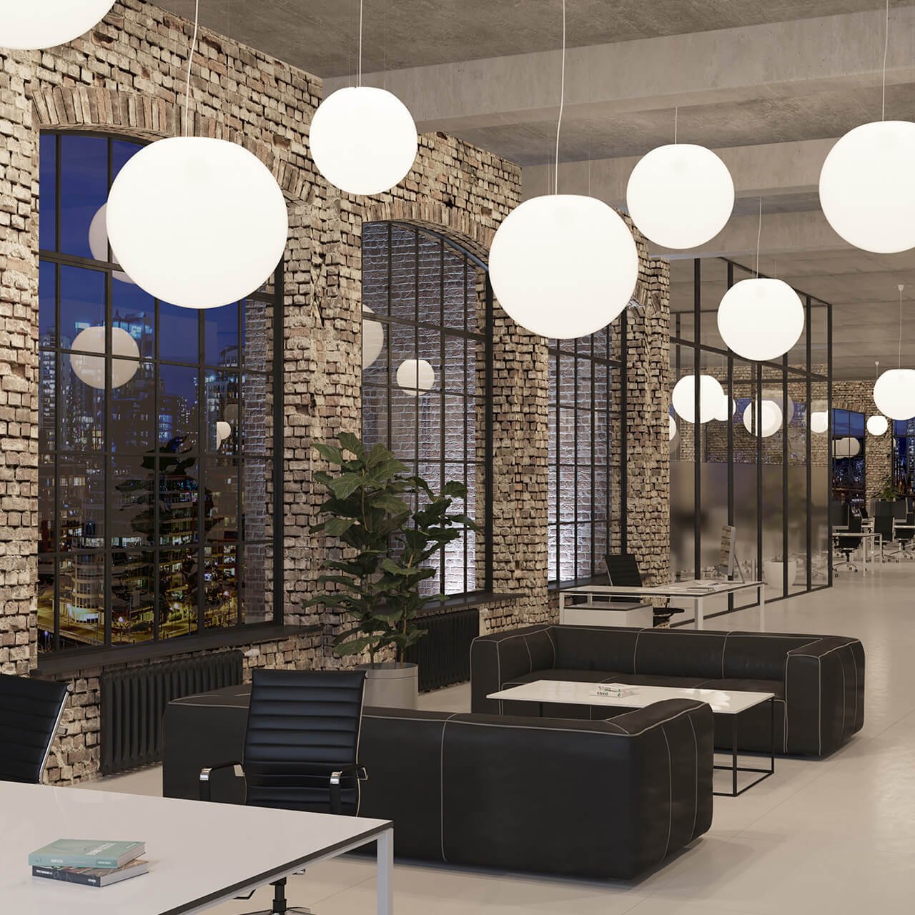 Подвесной светодиодный светильник M3light Sphere 10161010 M3LIGHT ДИЗАЙНЕРСКИЕ, SPHERE 315259 Белый  - Вид №1