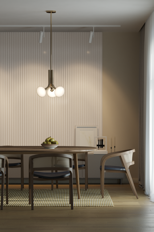 Стеновая 3D панель из реек  AP122502.91 HANNAHHOLZ  - Вид №1