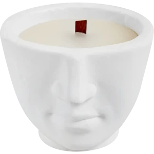 89201822 Свеча в гипсе Амфион белая 9 см STLM-0812318